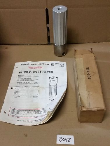 GRACO FLUID OUTLET FILTER 402-758 (8098)