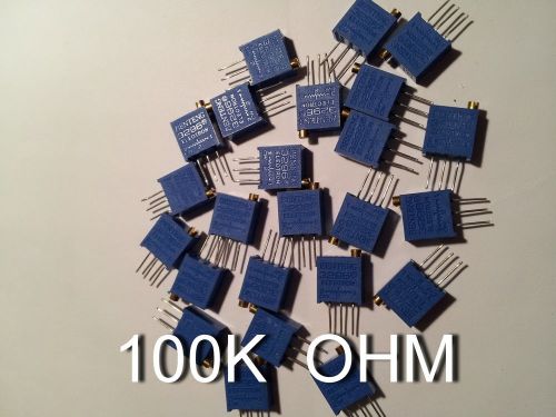 10PCS 3296W-1-104LF 3296W 3296 100K 104 OHM Trimpot Trimmer Potentiometer