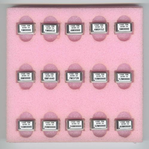 15 Unit Crystal Oscillator (XO) Kit