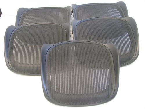 Herman Miller Aeron  Sz.B Seat Frames 3D01 Black LOT OF 5 ALL Slightly Blemished