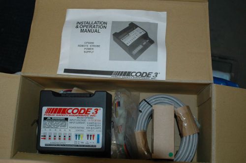 Code 3 NEW Stobe set Clear Bulbs 490HCL