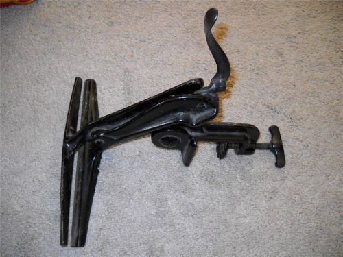 Rare  early vintage sargent no.93 clamp on black cast iron  vise made in usa for sale