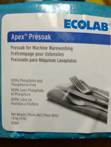 Ecolab apex presoak