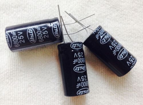 New 6800uF 25V Electrolytic Capacitor 18x36 Radial 1PCS