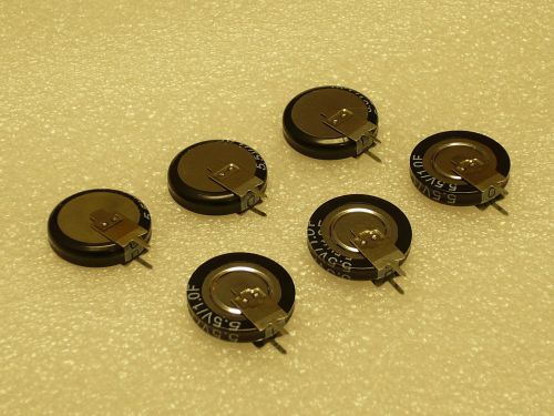 1F 5.5V supercapacitor ultracap 6 pcs set vertical pin configuration