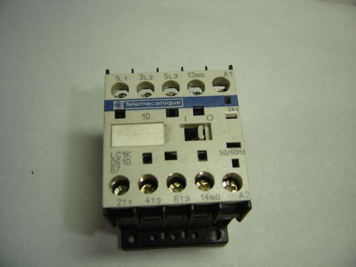 TELEMECANIQUE LC1K0510B7 CONTACTOR 4 N.O. POLES 24V 50/60 HZ COIL