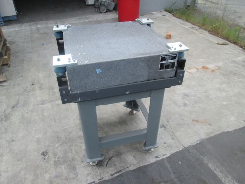 Standridge granite machine base table stand 24&#034;x24&#034;x6&#034; 3&#039; surface plate height for sale