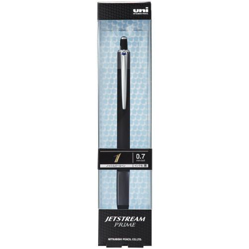 UNI Jetstream Prime Single 0.7 mm Ballpoint Pen - Black Body