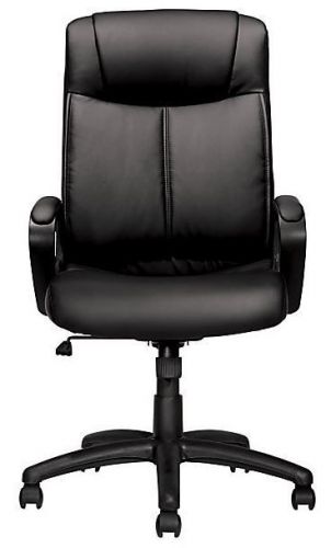 Brenton Studio Crawley Executive Black  Computer Desk High-Back Chair,