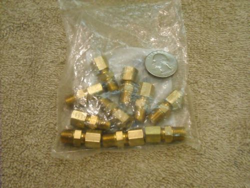 10 new eaton weatherhead male conn. p/n 68x3 for 3/16&#034; od tube, 1/8&#034; male pt for sale