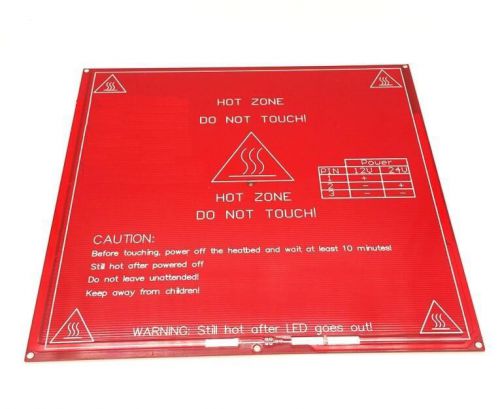 RepRap 3D Printer PCB Heatbed MK2B Heat Bed Hot Plate Prusa Mendel 12V 24V NEW