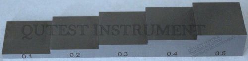 New 5-step Inch Standard Test Calibration Standard Block for UT Thickness Gauge