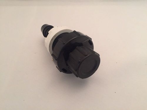 VITA SPA DRAIN VALVE WITH BARB FITTING BLACK