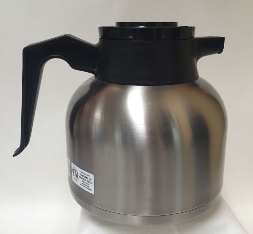 VACULATOR Stainless Steel 12 Cup COMMERCIAL Thermal Coffee Carafe RESTAURANT EUC