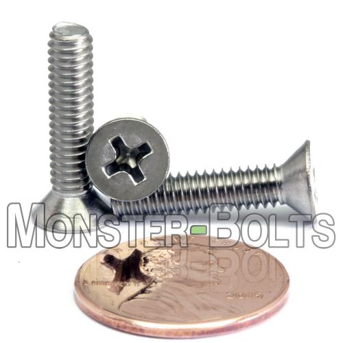 #8-32 – Phillips FLAT HEAD Machine Screws 82° Countersunk 18-8 Stainless Steel