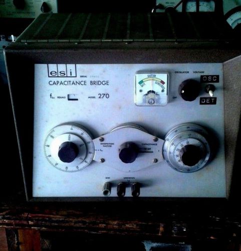 Vintage ESI Capacitance  Bridge  model 270