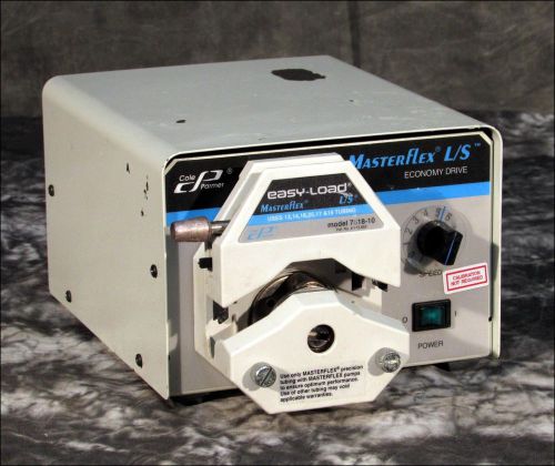 COLE-PARMER 7554-80 MASTERFLEX L/S PERISTALTIC PUMP W/ 7518-10 EASY-LOAD HEAD