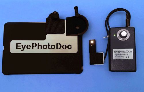 EyePhotoDoc with Adapter/Illuminator Marco Slit Lamp iPadMini