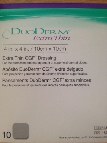 DUODERM EXTRA THIN CGF 4x4 #187955 10 PER BOX