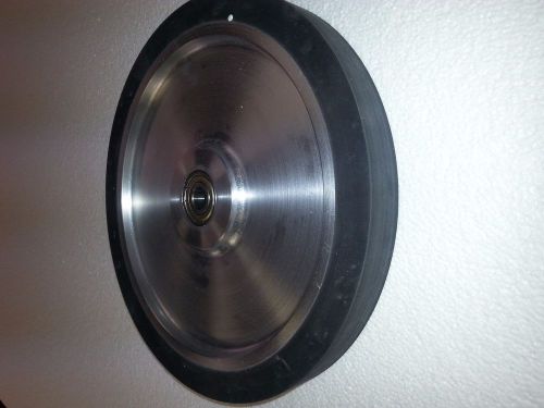 8&#034; x 1&#034; solid contact wheel for 2x72 belt sander grinder - hard to find! for sale