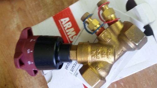 New ARMSTRONG Brass ARMflo Balancing Valve 3/4&#034; 300psi