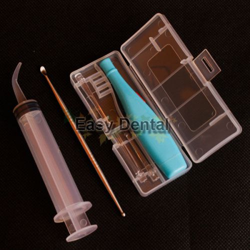 Tonsil stone tonsillolith removing tool led light + irrigator + stainless pick for sale