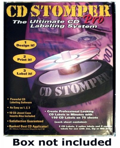 AVERY &#034;CD STOMPER&#034; CD/DVD LABEL APPLICATOR (NEW GENUINE ORIGINAL) FREE SHIPPING!