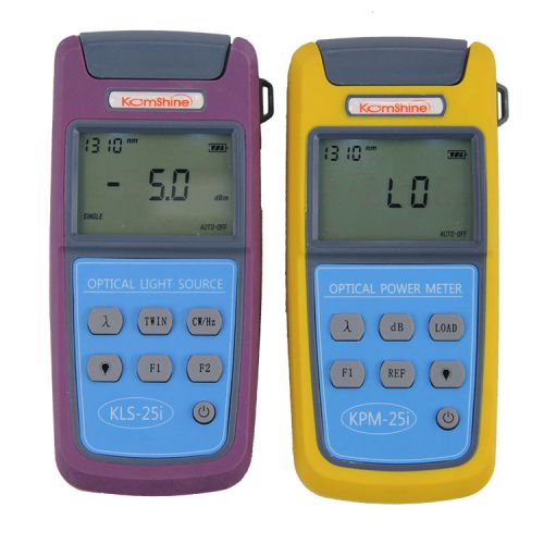 Komshine kpm-25i sm optical power meter &amp; kls-25i optical light source combo for sale