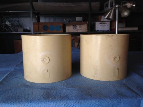 2 set of 6 5/8” diameter pvc coupling ~ 6 1/4” length for sale