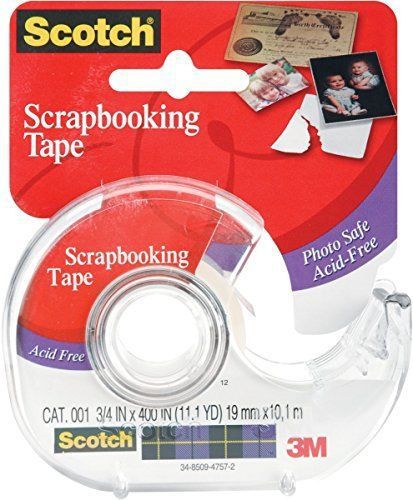 3M Scotch 3/4-Inch Scrapbooking Tape, 6-PACK