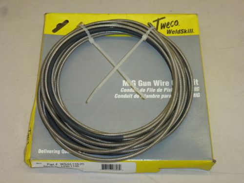 NOS! TWECO WELDSKILL MIG WELDING GUN WIRE CONDUIT, #WS44-116-25