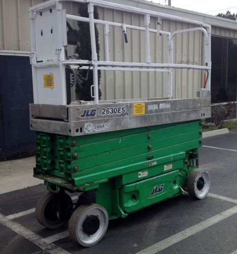 2007 jlg 2630es electric scissor lift, man lift, aerial, 26ft height, genie, fl for sale