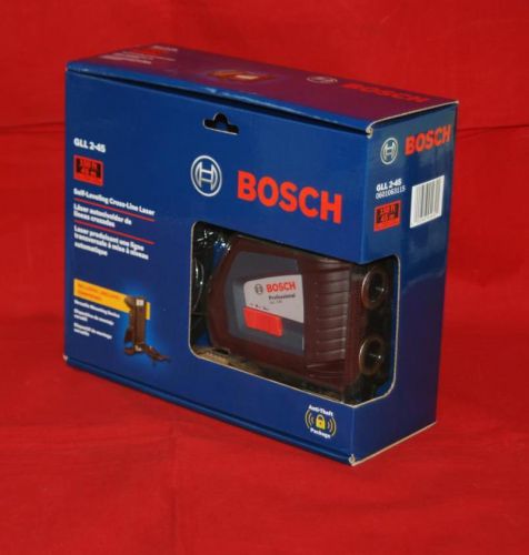 Bosch GLL 2-45 Self-leveling Long-range Cross-line Laser NEW