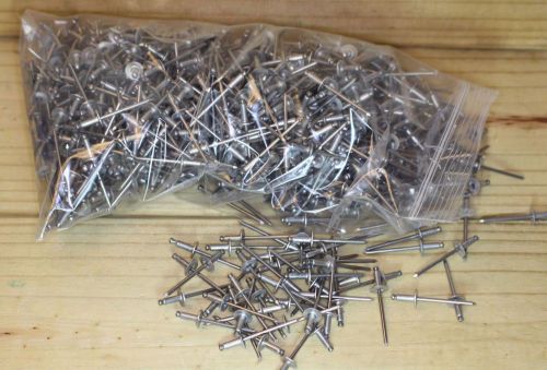 1 pound Blind 1/8&#034; Klik-fast Lg Flange Aluminum Rivets