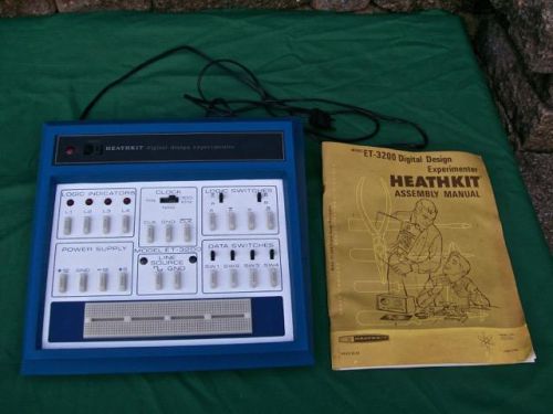 HEATHKIT DIGITAL DESIGN EXPERIMENTER   MODEL ET 3200  WITH MANUAL