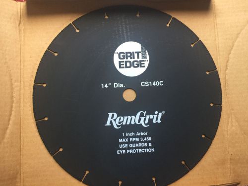 REM GRIT-TUNGSTEN CARBIDE GRIT EDGE TABLE SAW BLADE FOR COMPOSITES 14&#034;