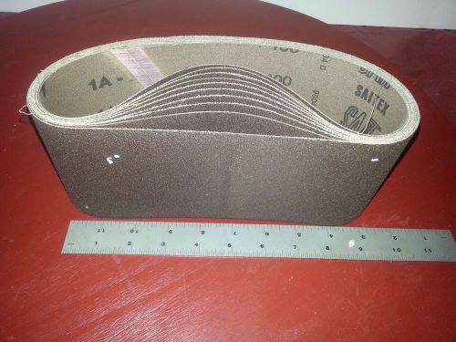 SANDING BELT S 4 X 24 100 GRIT 10 PACK SAIT NEW IN BOX