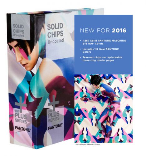 New - pantone 2016 gp1606n solid chips plus series *uncoated book only* for sale