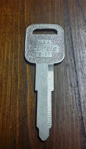 CURTIS BLANK KEY B-57 FOR GM/ISUZU CARS