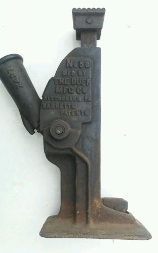 Genuine Duff Barett Pittsburgh No.50- 5 ton railroad truck house Jack Works perf