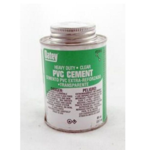 8 OZ Clear Oatey Heavy Duty PVC Cement Refrigeration Machine Accessories kits