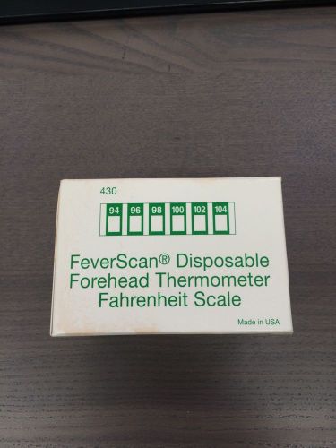 Hallcrest feverscan disposable forehead thermometer , 500/box for sale