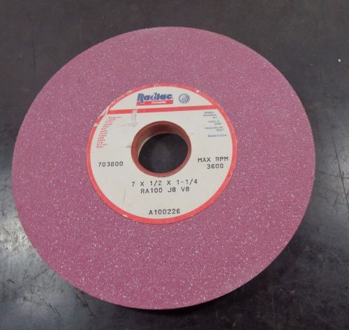 Radiac Abrasives Grinding Wheels, 7&#034; x 1/2&#034; x 1-1/4&#034;, Lot of 5,  A100226 |QJ3|RL