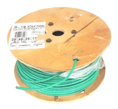 NEW MACHINE TOOL DU-437,226 8-19AWG GREEN COPPER WIRE THHN-THWN-2 MTW-AWM