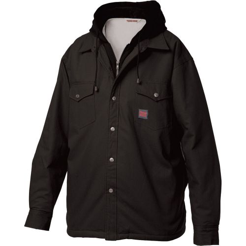 Tough duck shirt w/hood-m black #i6u316blkm for sale