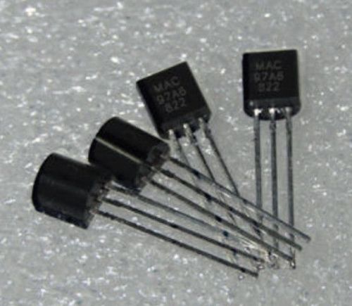 10pcs MAC97A6 Thyristor TRIAC 400V 0.6 Amp 3-Pin TO-92