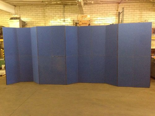 Nimlok Trade Show Exhibit Display 8 feet tall by 22 Feet Long 24 Panels Total