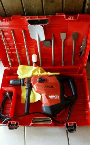 HILTI TE 70 ATC-AVR -LOADED-WITH WARRANTY SEP 2017-MINT CONDITION