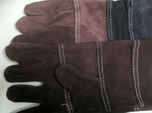 Heavy duty sir-g welding leather worker gloves 1 pair. for sale