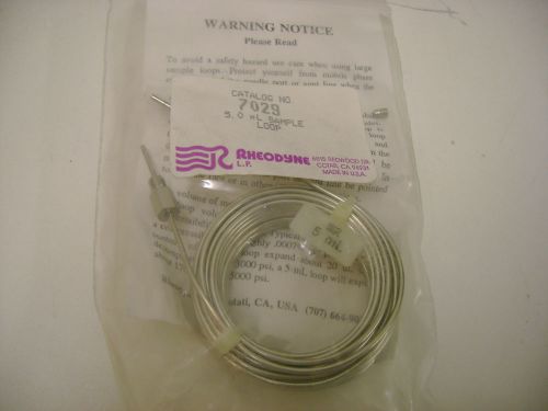 New Rheodyne-HPLC part #7029, SS-5ml Sample Loop